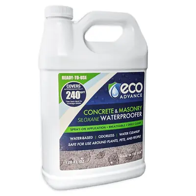Buy Eco Advance Concrete/Masonry Siloxane Waterproofer - 1 Gallon • 27.42$