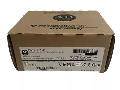 Buy Surplus Allen Bradley 1769-IF8 8 CHNL Analog Current/Voltage Input • 319$