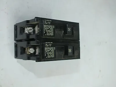 Buy LOT OF 2 ITE Gould Siemens Q120 1 Pole 20 Amp 240V Circuit Breaker • 11.97$