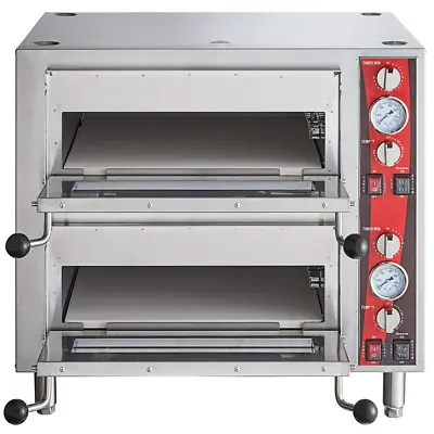 Buy Double Deck Countertop Pizza/Bakery Oven With Two Independent Chambers, 240V • 1,346.08$