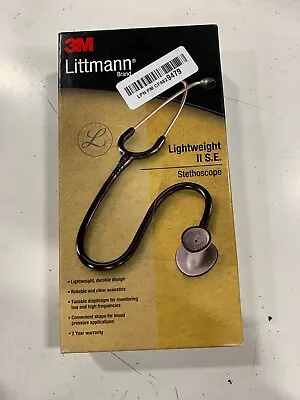 Buy 3M Littmann 2450 Lightweight II S.E. Stethoscope, 28 Inch 71 CM, Black • 44.99$