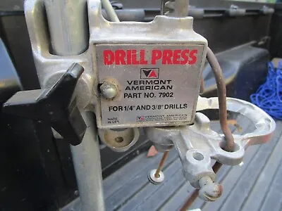 Buy Vintage Vermont American Aluminum Drill Press  7902 • 0.99$