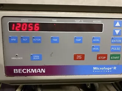 Buy Beckman Coulter Microfuge R Refrigerated Benchtop Centrifuge Display Board • 120$