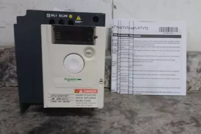Buy Schneider Electric ATV12H075F1 1 Mx HP 115V In 230V Out Variable Frequency Drive • 129.99$