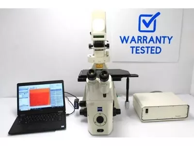 Buy Zeiss Axiovert 200m Inverted Fluorescence Microscope (New Filters) • 9,995$