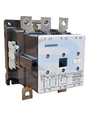 Buy TESTED SIemens 3TF53 IEC AC Contactor 210A 600V 200Hp 50/60HZ 3-Pole • 269.99$