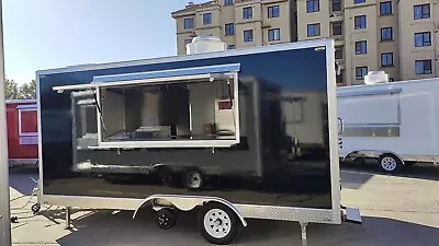 Buy NEW 7x14 Concession Food/Kitchen Trailer - Black Red Or White • 1$