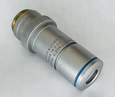 Buy Bausch & Lomb 2.25X/0.04 Industrial Microscope Objective Lens • 199$