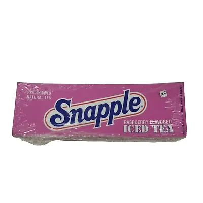 Buy  Snapple Raspberry Iced Tea Vending Machine Flavor Strips  6 3/4 X 2 1/4 New 25 • 24.99$