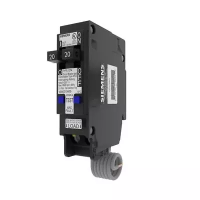 Buy Siemens Circuit Breaker 20-Amp 120-Volt 1-Pole Tandem Combination CAFCI Plug-On • 96.93$