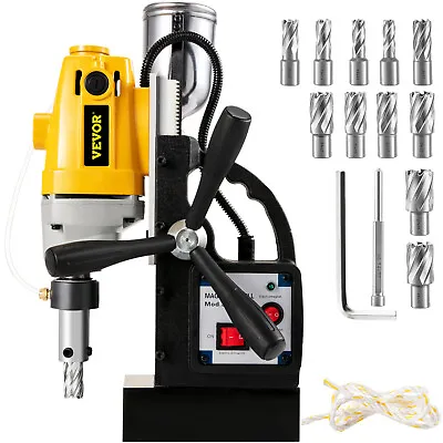 Buy MD40 Magnetic Drill Press 13pc Cutter Set  Reaming 12000N Traction Switchable • 359.99$