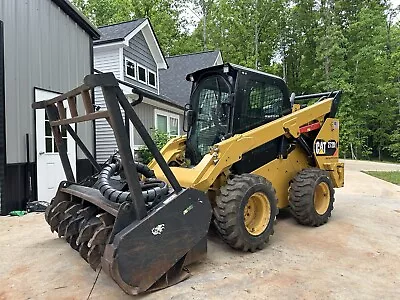 Buy 2016 Caterpillar 272d2 Skid Steer Wheel Loader Cab With Forestry Mulcher  A/C • 14,900$