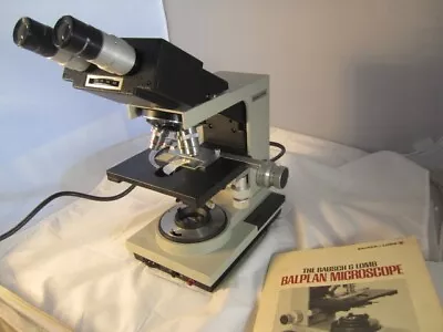 Buy Bausch & Lomb Balplan Binocular Microscope 3 Objective Lenses 100X, 40X ,10X • 265$