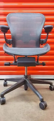 Buy Authentic Herman Miller Aeron Office Chair -Remastered Newest Version - Size B • 750$