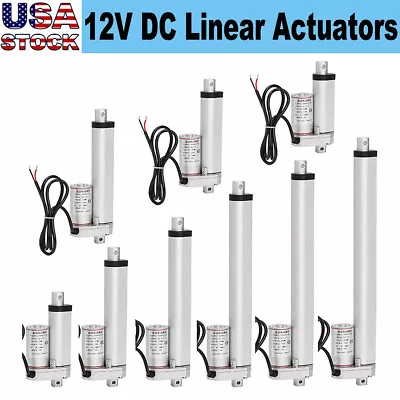 Buy 12V 2 -18  Inch Linear Actuator 1500N/330Lbs Heavy Duty Electric Motor Auto Lift • 29.99$