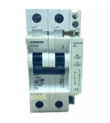 Buy Siemens 5sx22 C25 Circuit Breaker W/ 5sx9100 Hs (germany) • 28$