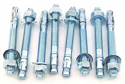 Buy (40) Concrete Wedge Anchor Bolts 3/4 X 7 Includes Nuts & Washers BULK • 246.99$