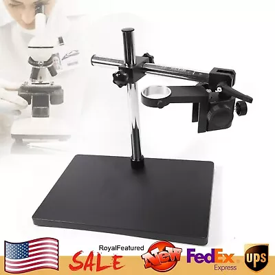 Buy Microscope Camera Adjustable Large Stereo Arm Boom Table Stand Holder 10-265mm • 79.80$