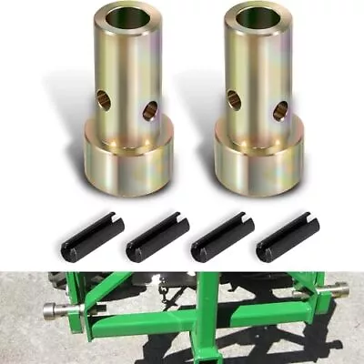 Buy 1 Pair Of Quick Hitch Adapter Bushings Kit Compatible With Category 1 3-Point  • 39.30$