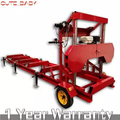 Buy 32  Capacity Portable Sawmill 17HP LIFAN GASOLINE ELECTRIC START Unload Yourself • 7,979$