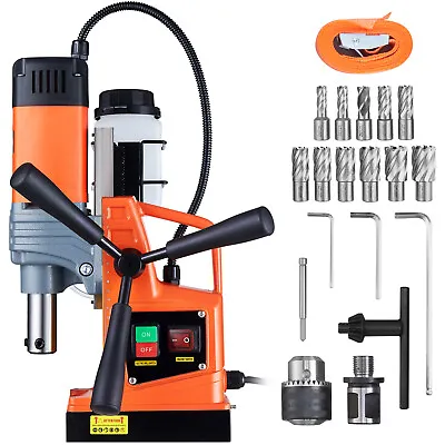 Buy VEVOR Magnetic Drill 1300W 2922lbf/13000N Portable Mag Drill Press 810RPM • 220.99$