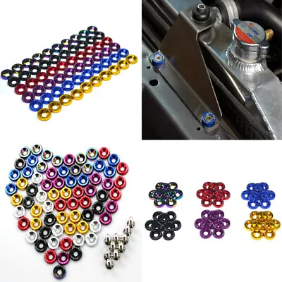 Buy M6 Gasket Screw Battery Guard Plate Washer License Plate Frame Screw Decoration • 9.99$