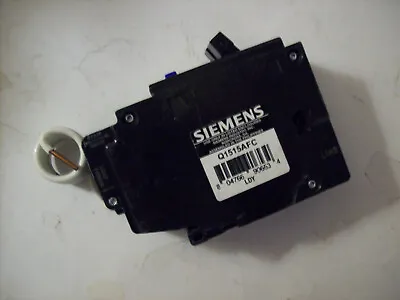 Buy Siemens #q1515afc Tandem 1-pole/15amp Afci Circuit Breaker • 59$