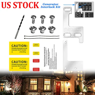 Buy US For Siemens / Murray / ITE 150 & 200 Amp Panel Generator Interlock Kit Billet • 38.99$