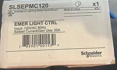 Buy SLSEPMC120 Schneider Electric Emergency Lighting Relay Panel Mount • 300$