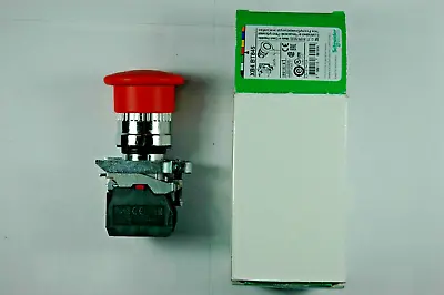 Buy Schneider Electric Harmony Xb4 Bt845 Red Pushbutton With Zbe-101 Zbe-102 Contact • 49$