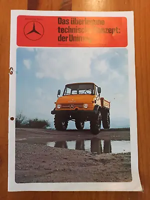 Buy Prospectus UNIMOG Technical Concept Brochure Tractor Tug B • 27.03$