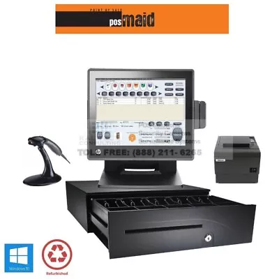 Buy Retail Grocery Store POS System W/Retail Maid POS Software 8GB RAM I5 CPU SSD HD • 799$