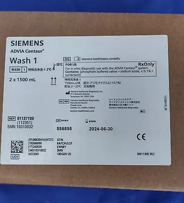 Buy Siemens Advia Centaur Wash 1 Exp 06-30-2024 • 49$