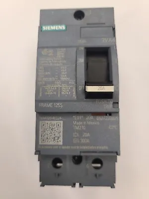 Buy Siemens 20 Amp 2 Pole Circuit Breaker • 150$