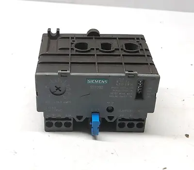 Buy Siemens 48ATC3S00 ESP200 3-12 Amps Solid State Overload Relay 3UB8123-4CW2 • 94.05$