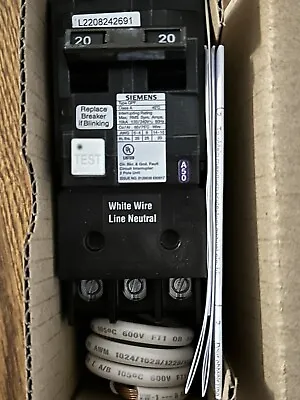 Buy Siemens QF220A 2 Pole 20 Amp 120V Ground Fault Circuit Interrupter NEW QTY • 80.76$