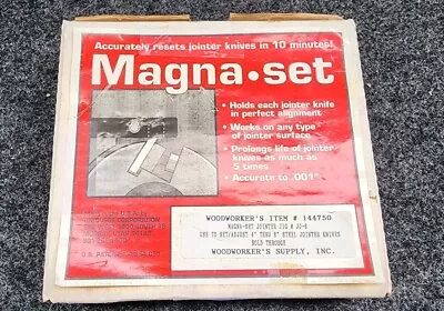 Buy Vintage UNIQUEST JJ-6 Magna Set Jointer Jig Knife Setting Gauge**Made In USA!** • 35$