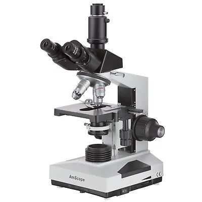 Buy Amscope 40X-2000X Siedentopf Trinocular Biological Compound Microscope • 379.98$
