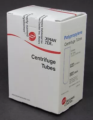 Buy NEW 50-PACK Beckman Coulter 5 ML Centrifuge Poly Tubes For SW 55 Ti MLS-50 13x51 • 49$