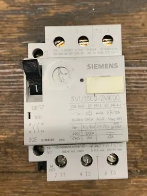 Buy Siemens 3vu1300-2mk00 Motor Protector Starter • 15$