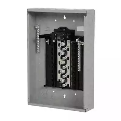 Buy 100A 20-Space 20-Circuit Indoor Main Breaker Plug-On Neutral Single Phase NEMA 1 • 116.13$