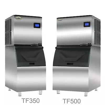 Buy 400/500LBS Commercial Ice Maker Machine 1201W SECOP Compressor Large Storage Bin • 1,899$