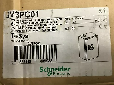 Buy New! Schneider Electric GV3PC01 Enclosure With Standard Rotary Knob (#7052) • 126$