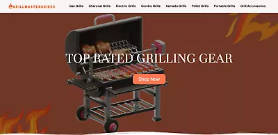 Buy Premium Review Website For Sale In The Grills & Smoker Niche - Domain Included • 350$