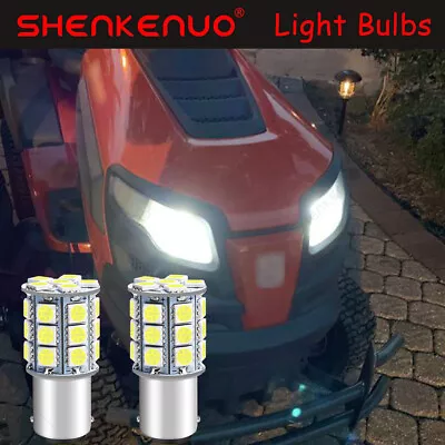 Buy 2 LED Light Bulbs For Yard Machines 13AB775S000 Twin Blade Riding Lawn Tractor • 13.50$