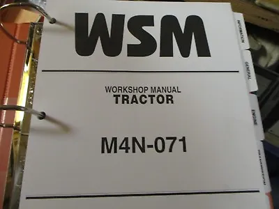 Buy Kubota M4N-071 Tractor Workshop Manual • 149.99$