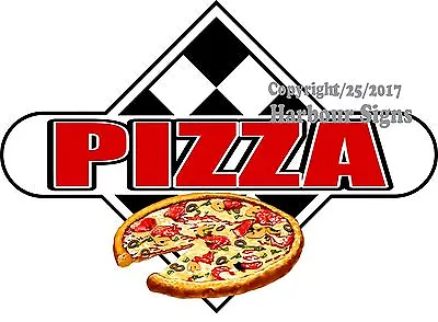 Buy Pizza DECAL Food Truck Restaurant Concession Vinyl Sticker (Choose Your Size) • 14.99$