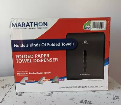 Buy Marathon Folded Towel Dispenser 3 Styles Of Fold Multi C And S Georgia Pacific • 29.99$