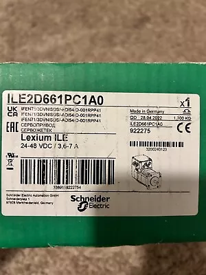 Buy New Schneider Brushless Electric Motor ILE2D661PC1A0 • 500$