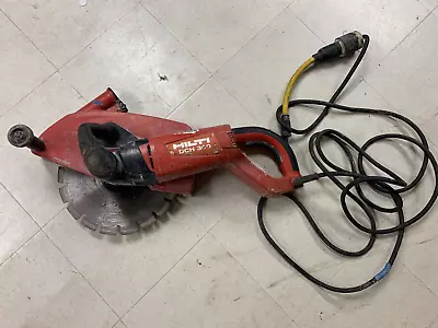 Buy Hilti DCH 300 12  Hand Held Electric Concrete Saw Cutter 120 Volts W/ Blade • 399.99$